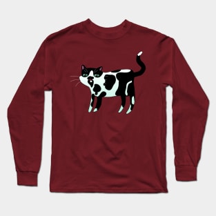 Confused Cow Cat Long Sleeve T-Shirt